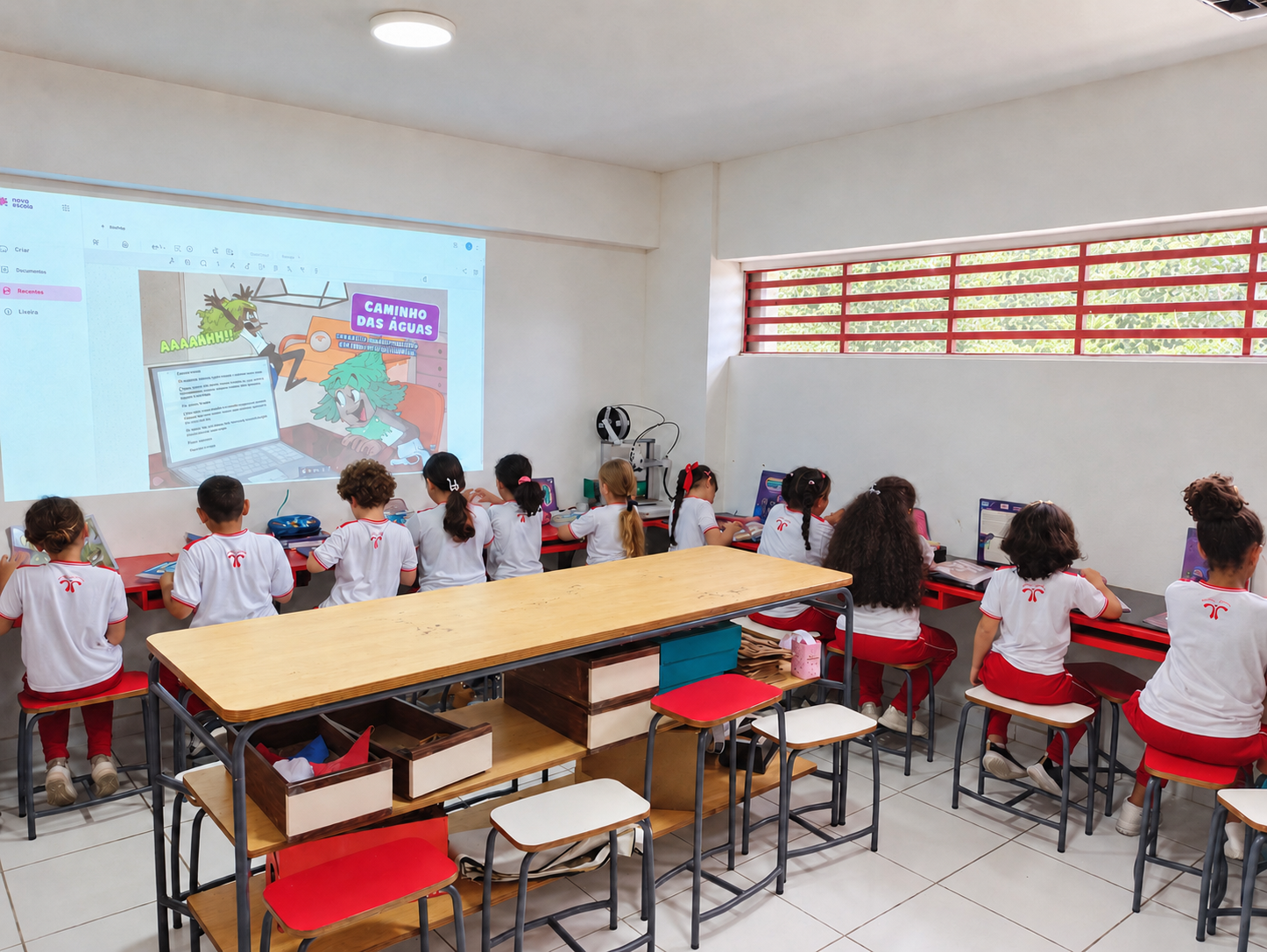 Espaço maker e robótica